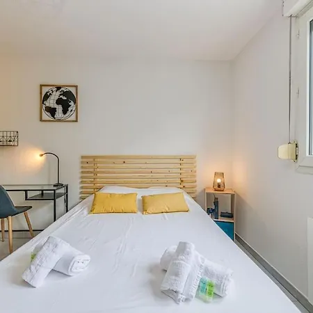 Appartement Moderne Et Cosy à 700m De La Gare